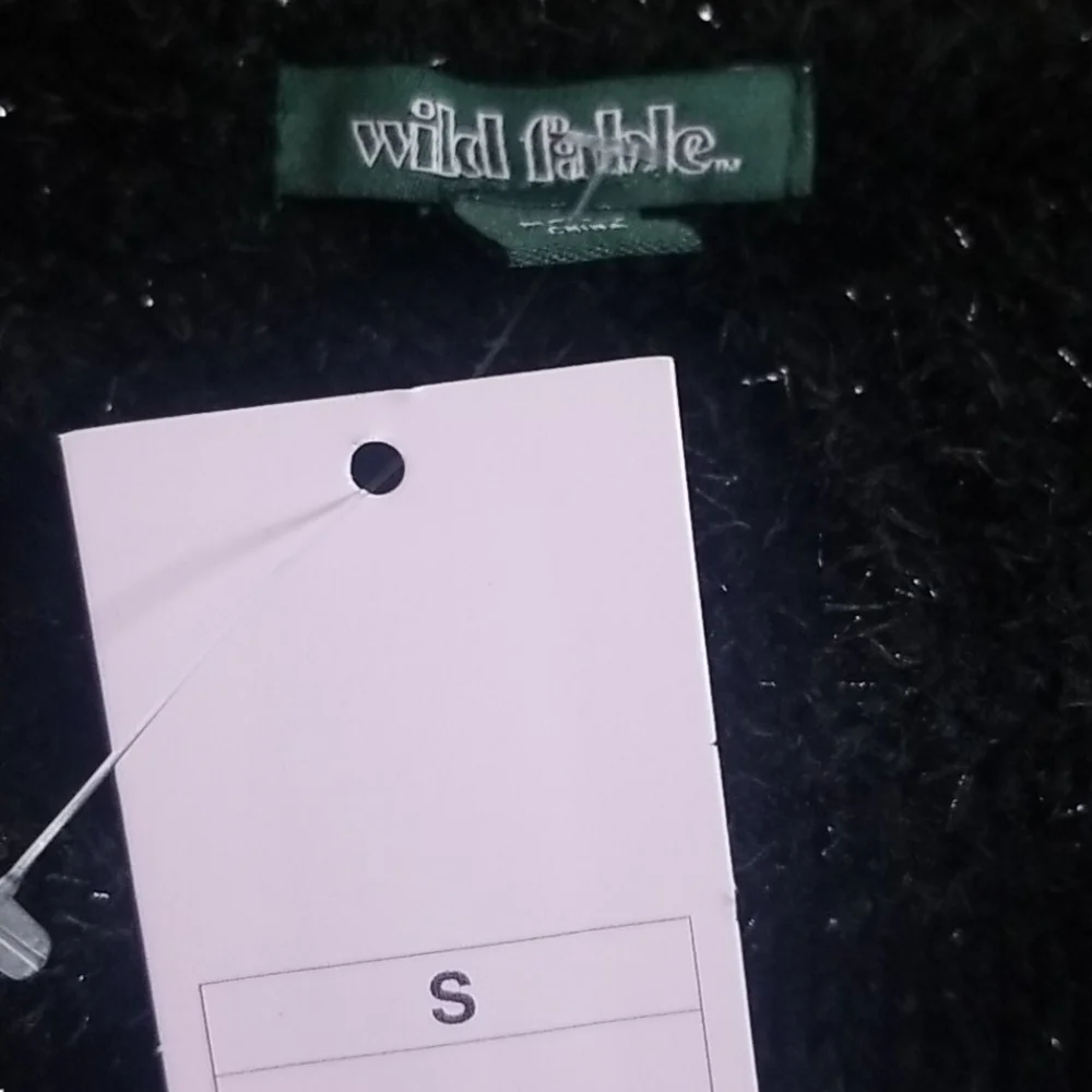 𝅺Wild Fable Sweater Crewneck Long Sleeve Metallic - Picture 6 of 6